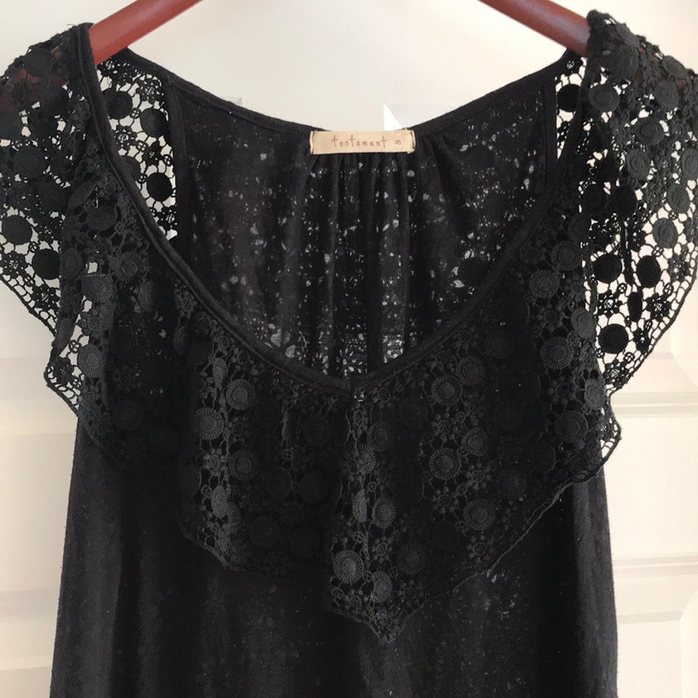 Black Testament Top - Picture 2 of 3